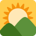 🌄 Lever de soleil sur les montagnes Emoji Signification