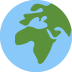 🌍 Globe montrant l’Europe et l’Afrique Emoji Signification