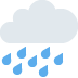 🌧 Nuage avec pluie Emoji Signification