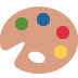 🎨 Palette d’artiste Emoji Signification