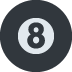 🎱 Billard à 8 boules Emoji Signification