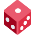 🎲 Dé du jeu Emoji Signification