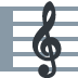 🎼 Partition musicale Emoji Signification