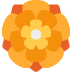 Rosette 🏵 Emoji Signification