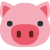 🐷 Visage de cochon Emoji Signification
