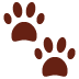 🐾 Empreintes de pattes Emoji Signification