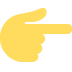 👉 Index du revers pointant vers la droite Emoji Signification