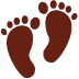 👣 Empreintes Emoji Signification