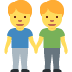 👬 Hommes se tenant la main Emoji Signification