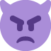 👿 Visage en colère avec des cornes Emoji Signification
