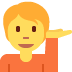 💁‍♂ Homme qui pointe la main Emoji Signification