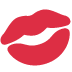 💋 Marque de baiser Emoji Signification