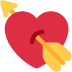 💘 Coeur avec flèche Emoji Signification