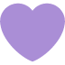 💜 Coeur violet Emoji Signification