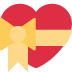 💝 Coeur avec ruban Emoji Signification