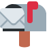 📬 Boîte aux lettres ouverte avec drapeau levé Emoji Signification