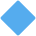 🔷 Gros diamant bleu Emoji Signification