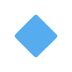 🔹 Petit diamant bleu Emoji Signification