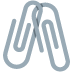 🖇 Trombones liés Emoji Signification
