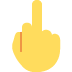 🖕 Doigt d’honneur Emoji Signification