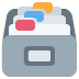 🗃 Boîte à Fichiers De Cartes Emoji Signification