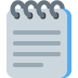 🗒 Bloc-notes à spirale Emoji Signification