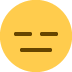 😑 Signification de l’emoji Visage sans expression