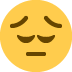 😔 Visage pensif Emoji Signification