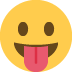 😛 Visage avec langue Emoji Signification