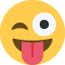 😜 Visage faisant un clin d’œil avec la langue Emoji Signification