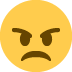 😠 Visage en colère Emoji Signification