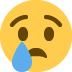 😢 Visage qui pleure Emoji Signification