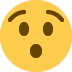 😯 Visage feutré Emoji Signification