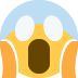 😱 Visage criant de peur Emoji Signification