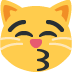 😽 Embrasser un chat Emoji Signification