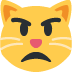 😾 Chat qui fait la moue Emoji Signification