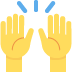 Lever les mains 🙌 Emoji Signification