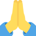 Mains jointes 🙏 Emoji Signification